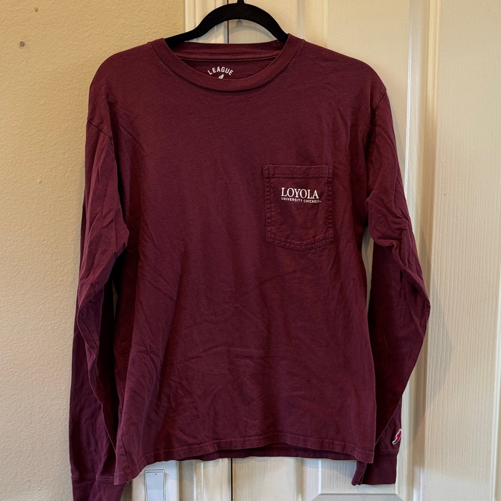 Medium Long Sleeve Loyola Maroon Tee